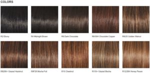 WHISPER by Raquel Welch Color Chart