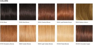 Human-Hair-Bang by Raquel Welch Color Chart
