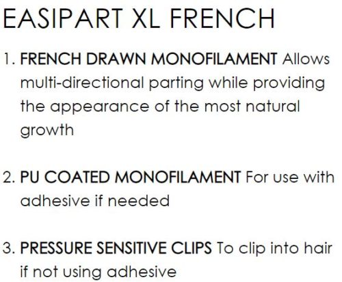 EasiPart French 8 XL 752 by Jon Renau Base