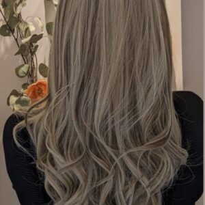 *Encelia Headband Wigs Luxury Synthetic (European Human Hair Replica) 100% Hand-Tied 12" X/S Petite