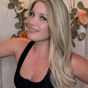 **Encelia 14" Topper Luxury Synthetic (European Human Hair Replica) 100% Hand-Tied.  2.5" x 5.75" Base