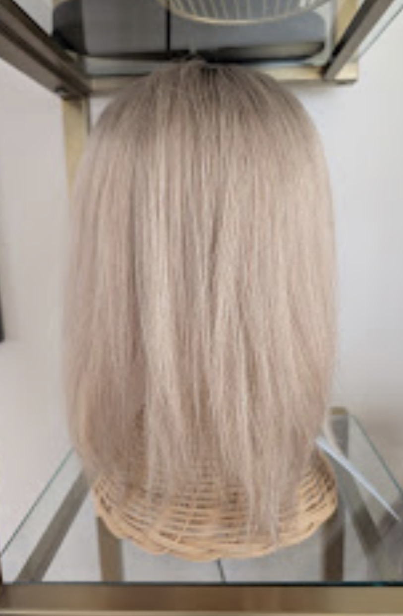 Sparx 8" Hair Topper Remy Human Hair 100% Hand-Tied. 6" x 6.5" Base - Image 5